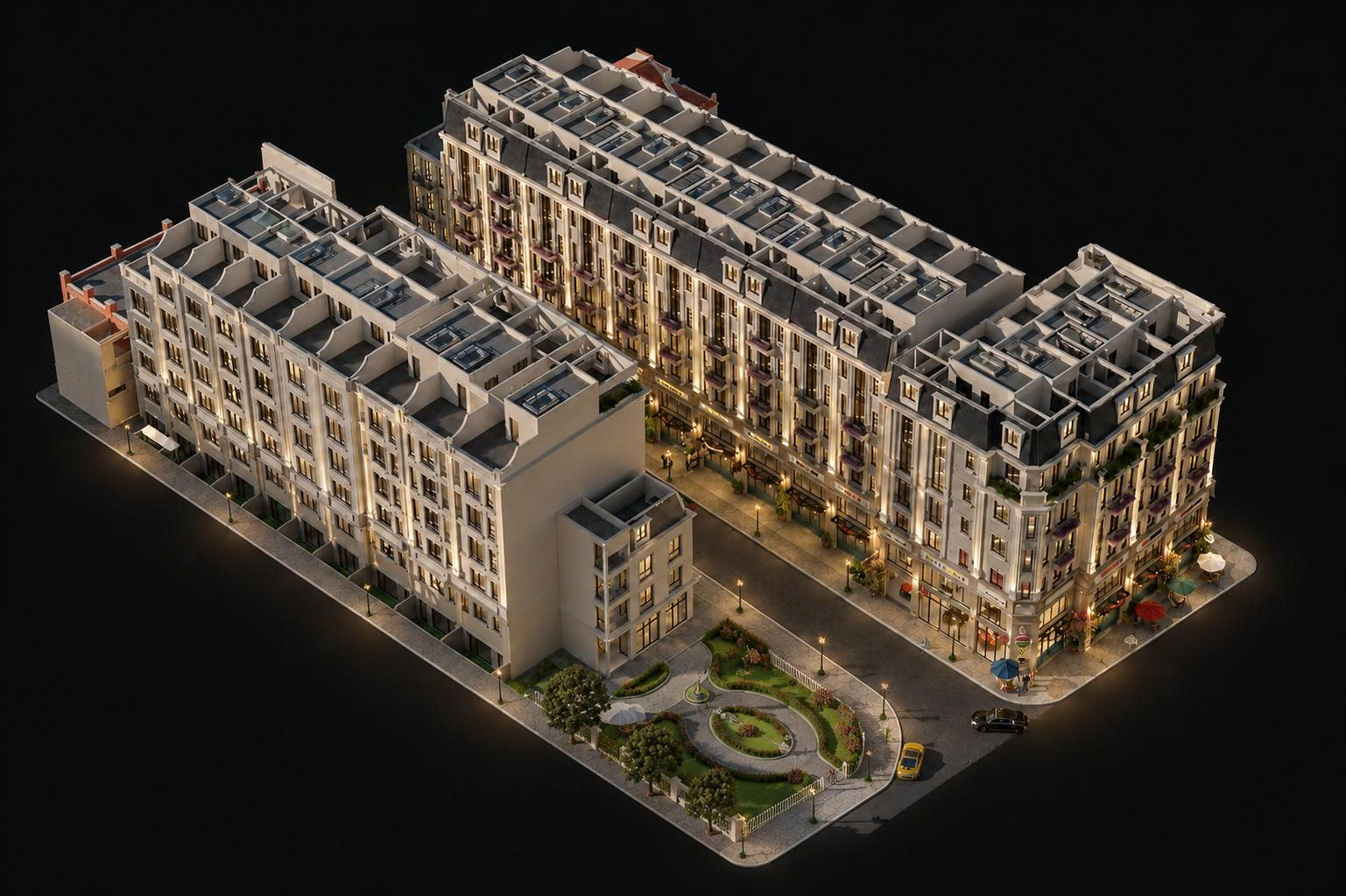 Phối cảnh tổng thể dự án The Heritage Láng Hạ